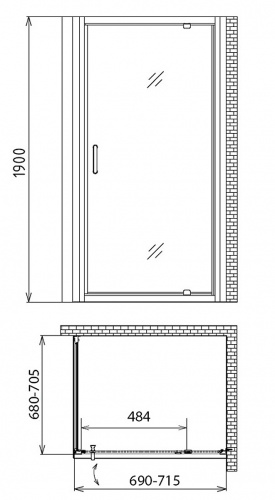 Душевой уголок Gemy Sunny Bay S28130-A70 фото 6