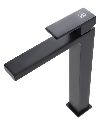 Agger Great A2812144 Однозахватный смеситель для раковины высокий, черный фото 5