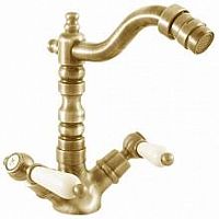 MK520.5/9Z MORAVA RETRO - смеситель классический для биде без сифона, ЦВЕТ ЗОЛОТО RAV Slezak