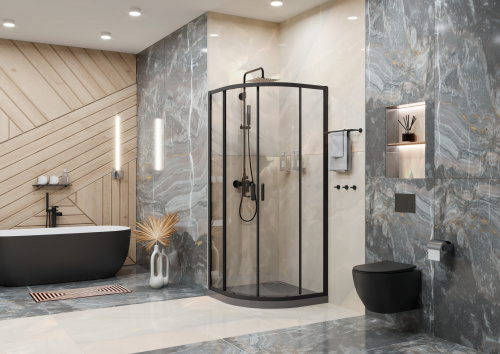 Душевое ограждение Ambassador Kingston 14011206 (800x800x2000), 1 место фото 2