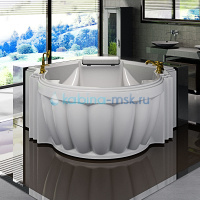 Акриловая ванна Radomir Fra Grande «Монте-Карло» с панелью перламутровая