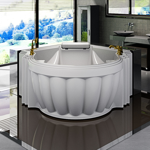 Акриловая ванна Radomir Fra Grande «Монте-Карло» с панелью перламутровая