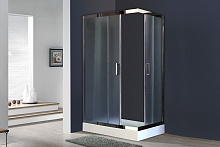 Душевой угол Royal Bath RB 8120HP-C-CH (матовое) левый