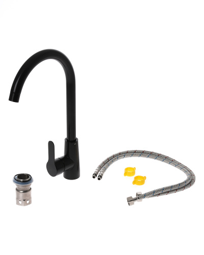 Смеситель для кухни Agger Splendid A0900144 матовый черный фото 5