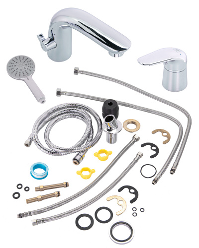 Смеситель для ванны/душа Agger A3333300 на борт ванны фото 7