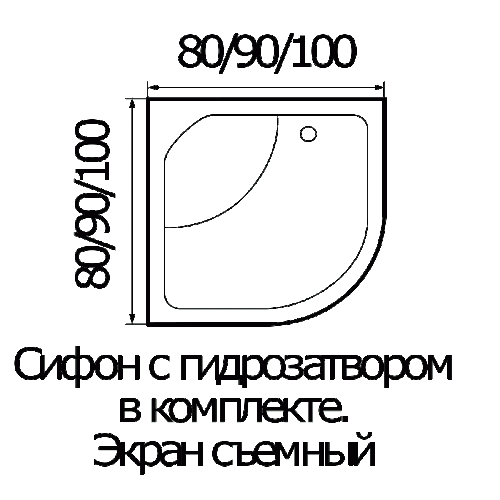 Душевая кабина River DUNAY 90/44 MT фото 4