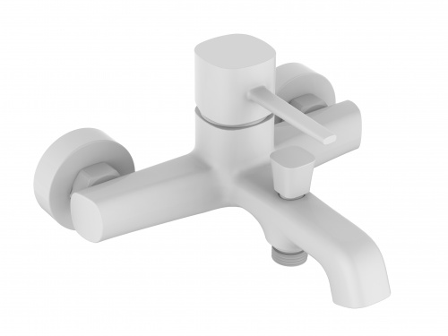 Смеситель для ванны/душа Orange Karl M05-100w белый фото 3